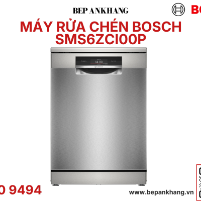 Máy rửa chén bát Bosch serie 6 SMS6ZCI00P - Model mới nhất năm 2025